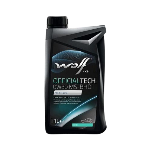 Моторное масло Wolf OfficialTech 0W-30 MS-BHDI, 1л 